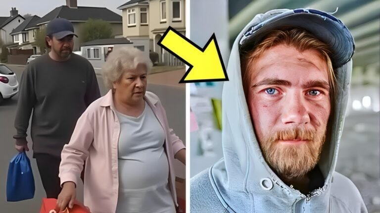 Homeless Man Helps Old Lady Carry Groceries Home, Next Day Learns Store Owner Is Looking For Him